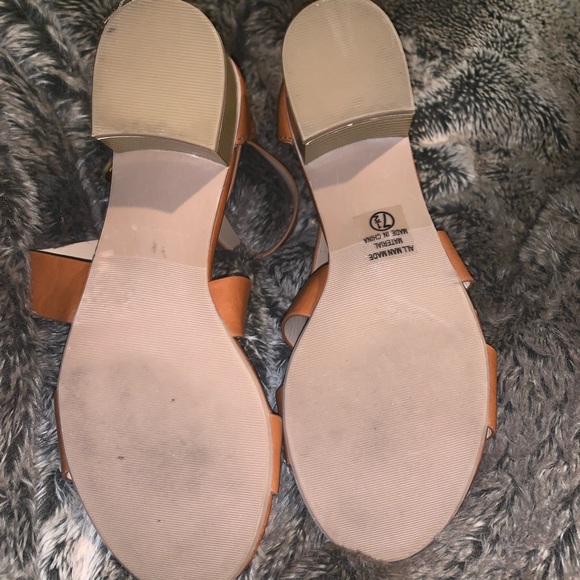 Tan Heeled Sandals - Picture 4 of 4